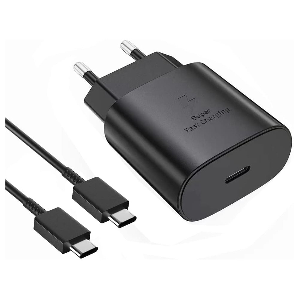 Cargador Samsung  25W Negro (Super fast charging)