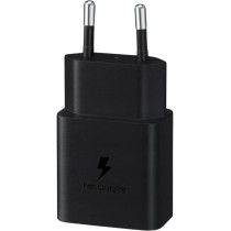 Samsung, 15W, De pared, Sin Cable, USB-C, Negro