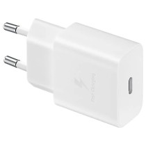 Samsung, 15W, De pared, Sin Cable, USB-C, Blanco