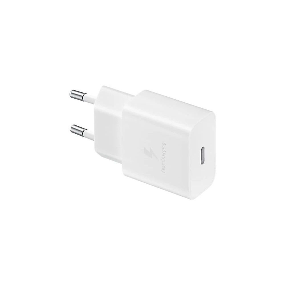 Samsung, 15W, De pared, Sin Cable, USB-C, Blanco