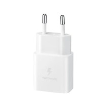 Samsung, 15W, De pared, Sin Cable, USB-C, Blanco