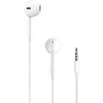 Apple EarPods, Auriculares de botón, Cable, Conexión Jack 3.5 mm, Micrófono, Blanco