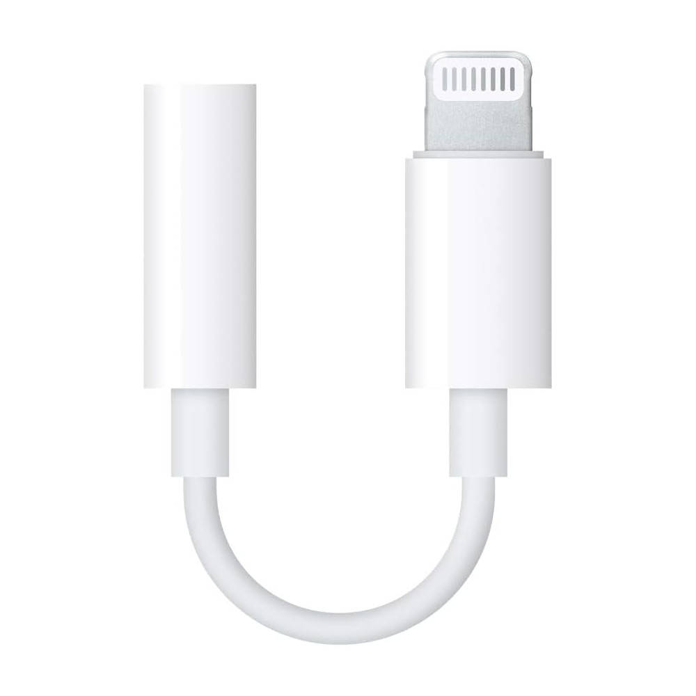 Apple Adaptador, Lightning a Jack, Blanco