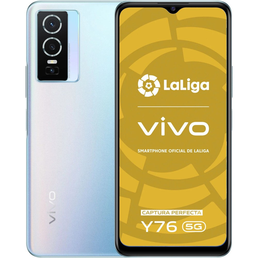 VIVO Y76 5G - Dual SIM-  4100 mAh, Android 11, 50 MP, Carga rápida de 44 W - (Reacondicionado)