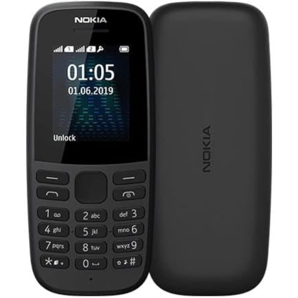 NOKIA 105 4TH EDITION NEGRO, Negro, 1GB, 800 mAh