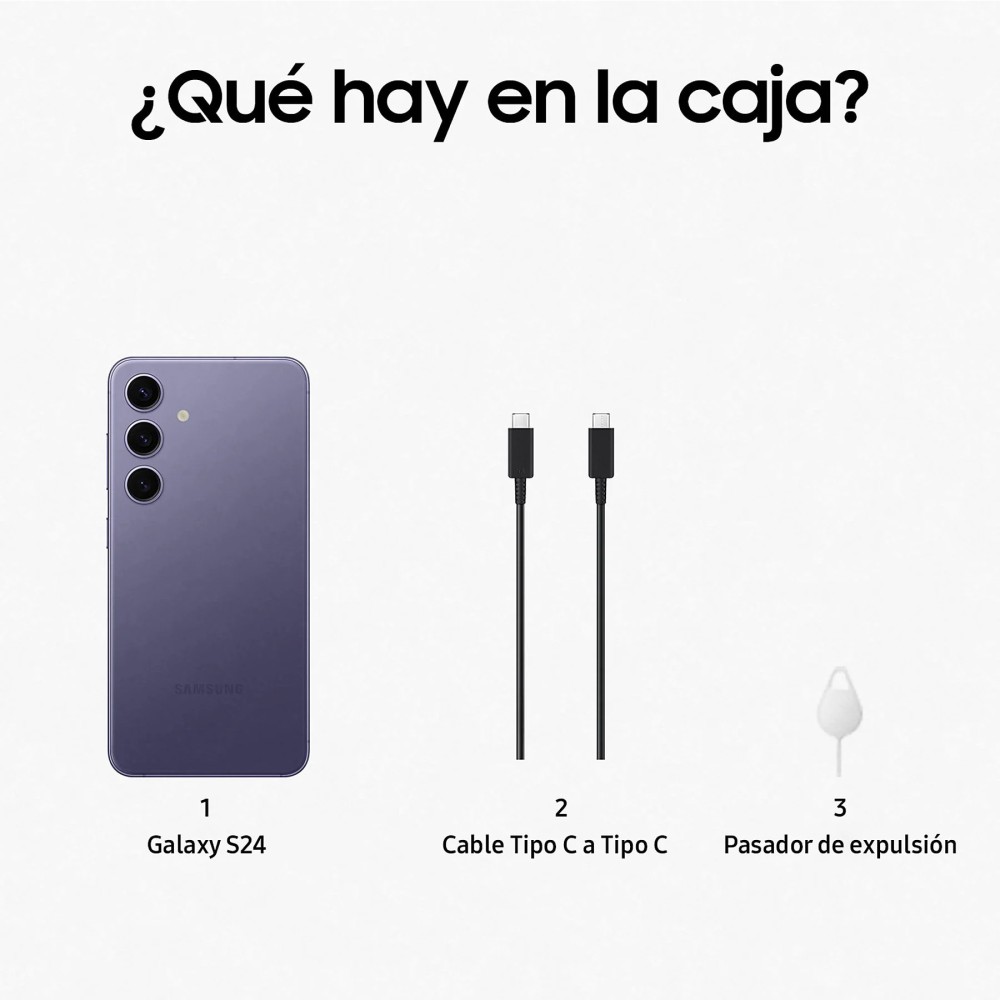 SAMSUNG Galaxy S24 5G 6,2 ", Dynamic AMOLED 2X,Gorilla Glass Victus 2,120 Hz, 4,000 mAh