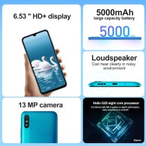 Xiaomi Redmi 9A Smartphone 2GB/32GB 6,53" Display 5000mAh 10W Fast Charging