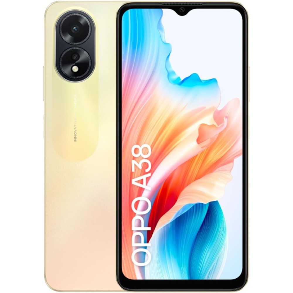 OPPO A38 - 4/128GB, Pantalla FHD+LCD 6.6", Cámara 50+2+5MP, Android, Batería 5000mAh, Carga Rápida 33W