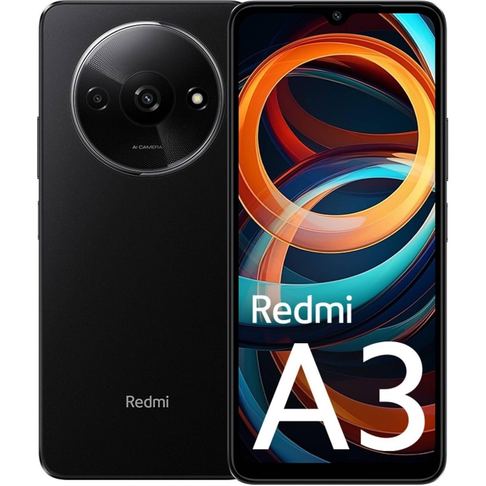 Xiaomi Redmi A3, Negro, 128 GB, 4 GB RAM, 6.71" HD+, MediaTek Helio G36, 5000 mAh, Android