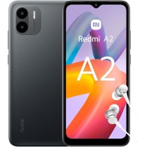 Xiaomi Redmi A2, Negro, 64 GB, 3 GB RAM, 6.52" HD+ Dot Drop Display, MediaTek Helio G36, 5000 mAh, Android